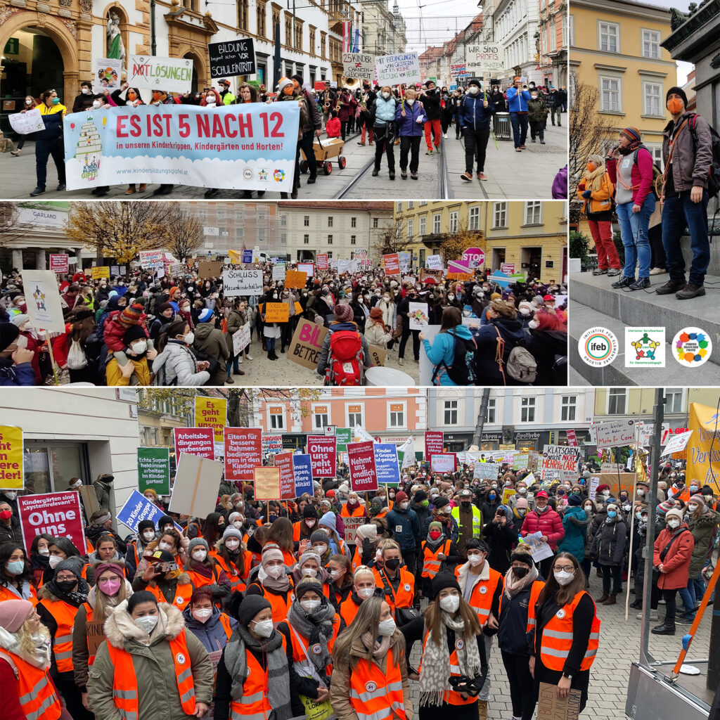 Kinderbildungsgipfel JETZT! – Demo in Graz am 13.11.2021 in Graz