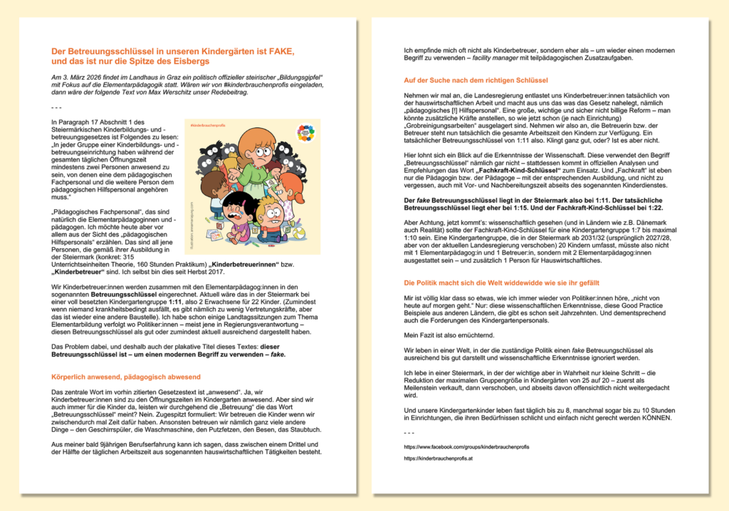 Statement zum Bildungsgipfel März 2026 (Vorschau)