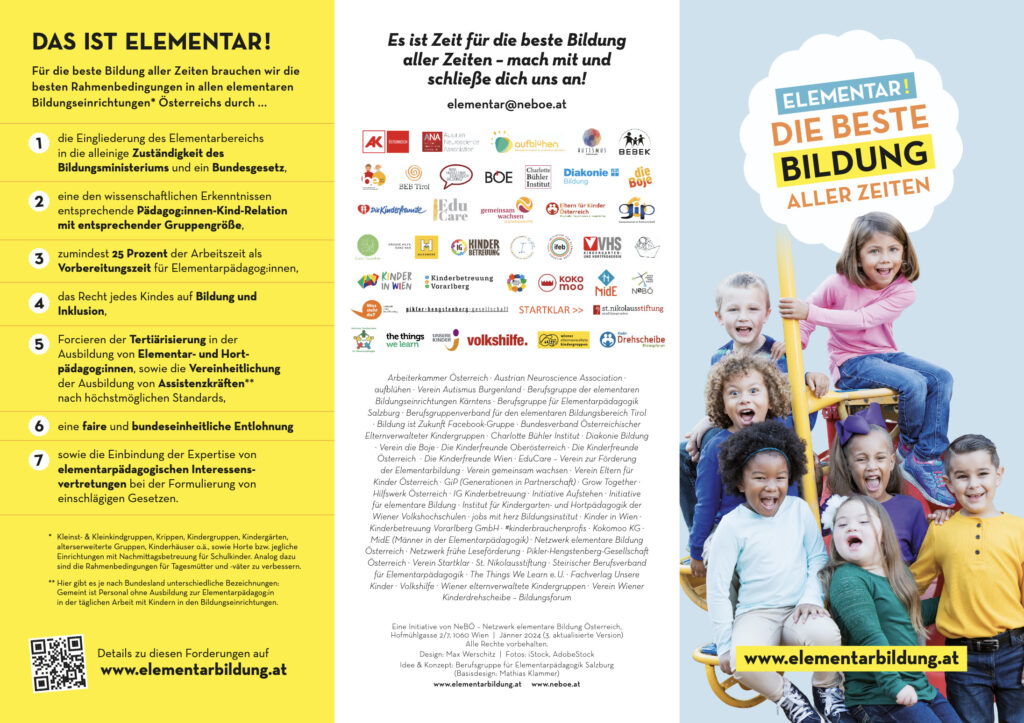 Projekt "Elementar! Die beste Bildung aller Zeiten" (Folder)