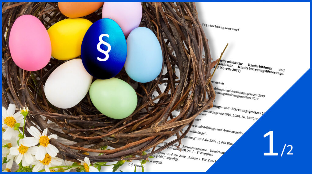 Teil 1 von "Zu Ostern legt die Landesregierung den Kinderbetreuungseinrichtungen ein Ei"